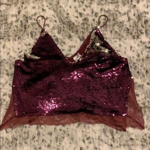 Free People sequin top